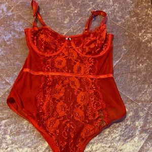 Red lingerie